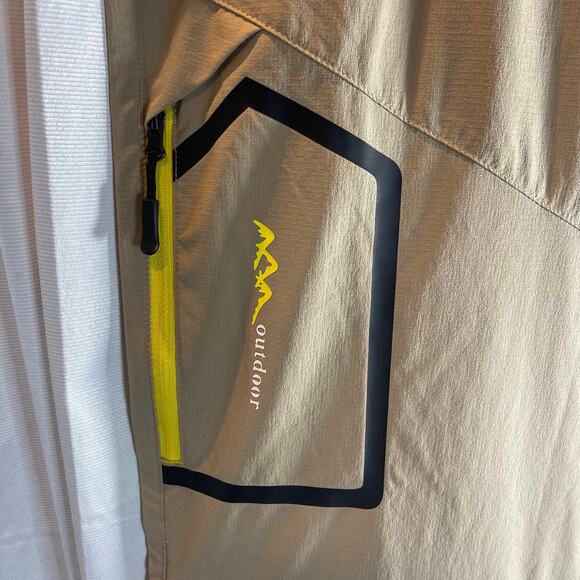 Outdoor Mens pant/zipper shorts Tan with pockets size 36 - Picture 4 of 7